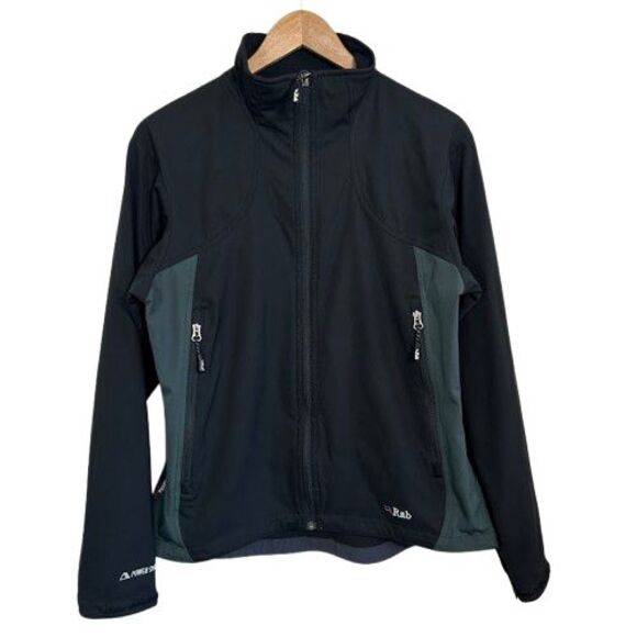 RAB Baltoro Alpine Polartec Shield Outdoor Jacket Women’s L Black - Picture 1 of 9